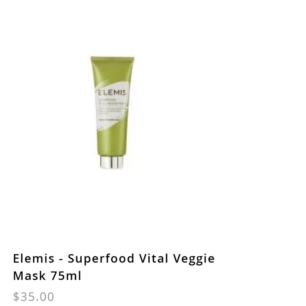 Elemis superfood veggie mask